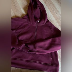 LASLULU Half Zip fleece hoodie